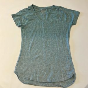 Calia by Carrie Calia Teal Ombré Short Sleeve Tee